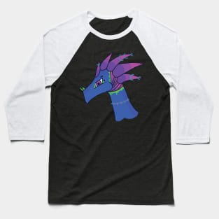 Disco Dragon :: Dragons and Dinosaurs Baseball T-Shirt